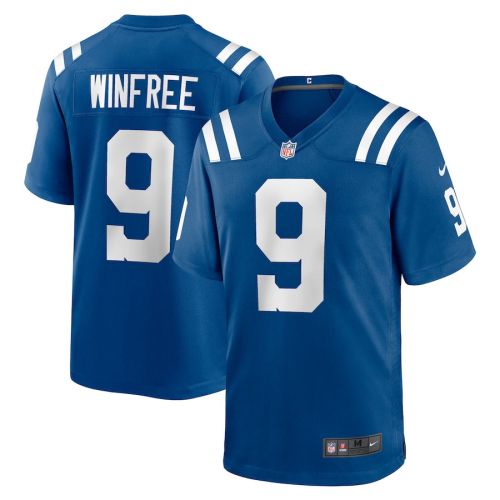 Juwann Winfree 9 Indianapolis Colts Men Team Game Jersey - Royal