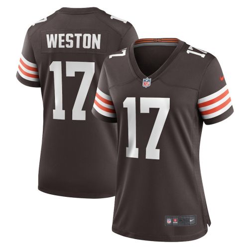 Isaiah Weston Cleveland Browns Women's Game Player Jersey - Brown