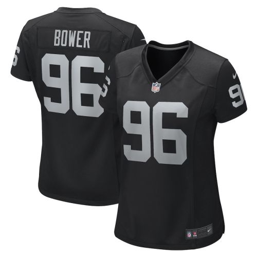 Tashawn Bower Las Vegas Raiders Women's Game Player Jersey - Black