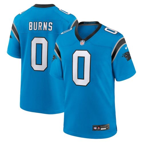 Brian Burns 0 Carolina Panthers Men's Alternate Game Jersey - Blue