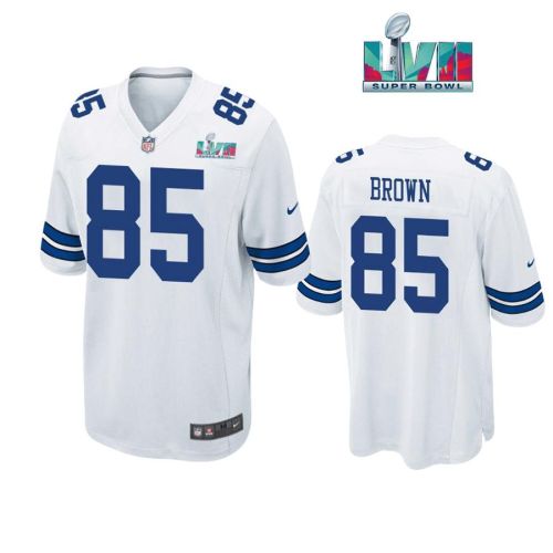 Noah Brown 85 Dallas Cowboys Super Bowl LVII Super Bowl LVII White Men Game Jersey