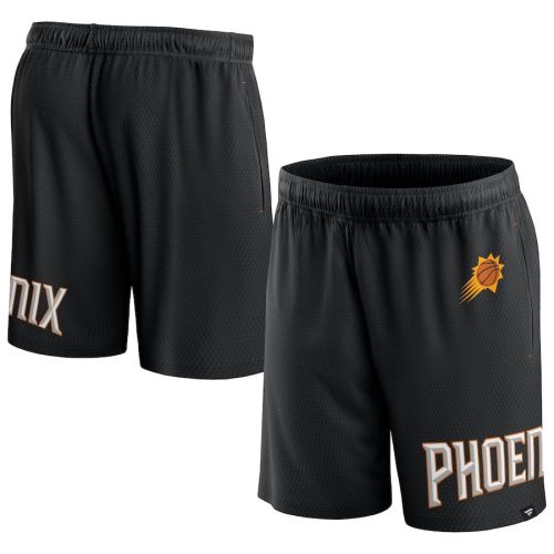 Phoenix Suns Black Free Throw Mesh Shorts - Men