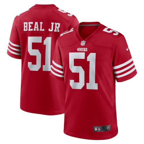 Robert Beal Jr 51 San Francisco 49ers Men Game Jersey - Scarlet