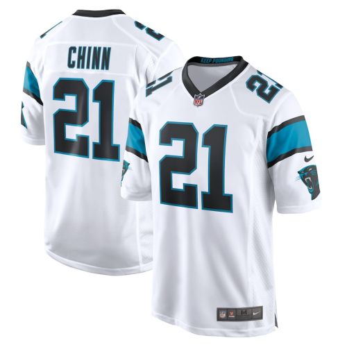 Jeremy Chinn 21 Carolina Panthers Men's Game Jersey - White