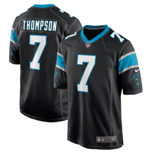 Shaq Thompson 7 Carolina Panthers Men's Game Jersey - Black