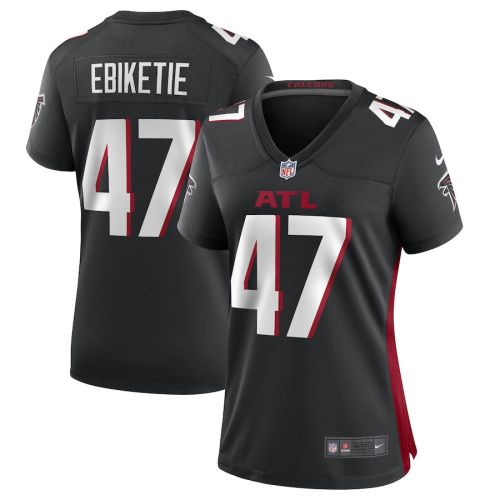 Arnold Ebiketie 47 Atlanta Falcons Game Women Jersey - Black