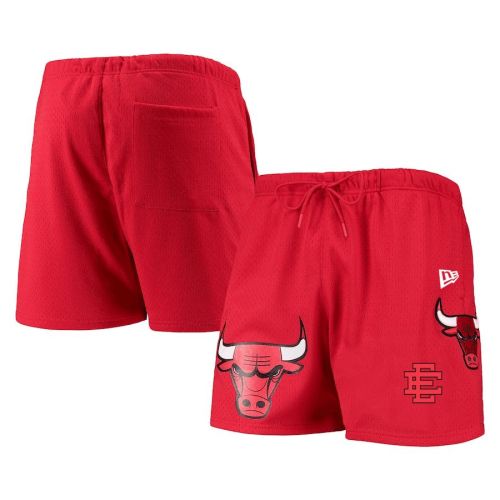 Chicago Bulls Team Logo Red Mesh Capsule Shorts - Men