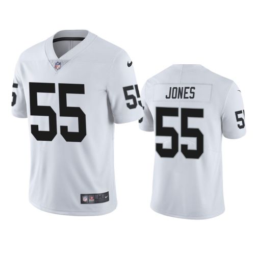 Las Vegas Raiders Chandler Jones 55 White Vapor Limited Jersey