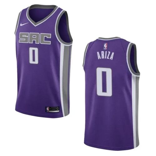 Men's Sacramento Kings 0 Trevor Ariza Icon Swingman Jersey - Purple