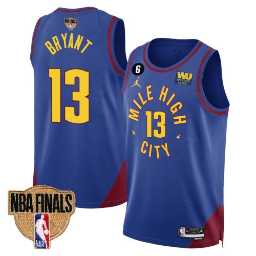 Thomas Bryant 13 Denver Nuggets Final Champions 2023 Swingman YOUTH Jersey - Blue