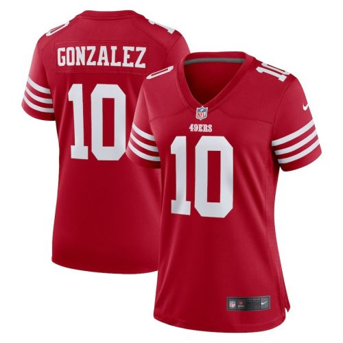 Zane Gonzalez San Francisco 49ers Women's Player Game Jersey - Scarlet