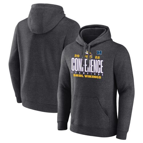 Minnesota Vikings NFC Conference Champions Skol Vikings Black Pullover Hoodie