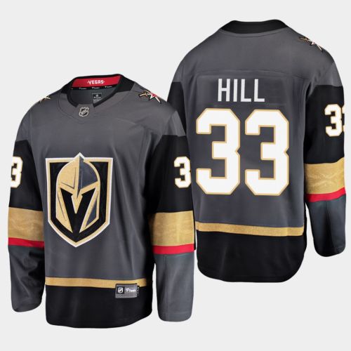 Vegas Golden Knights Adin Hill 33 Alternate Black Jersey Breakaway Player