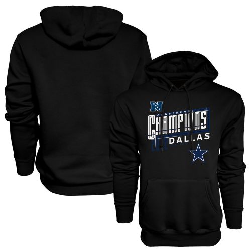 Dallas Cowboys 2022 NFC Conference Champions Kick Hoodie - Black