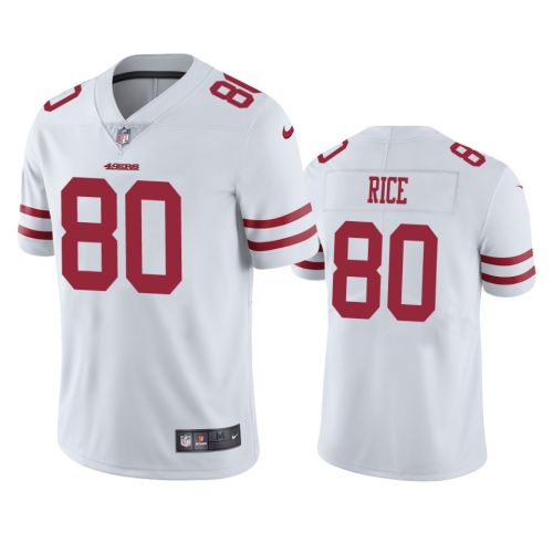 San Francisco 49ers Jerry Rice 80 White Vapor Limited Jersey