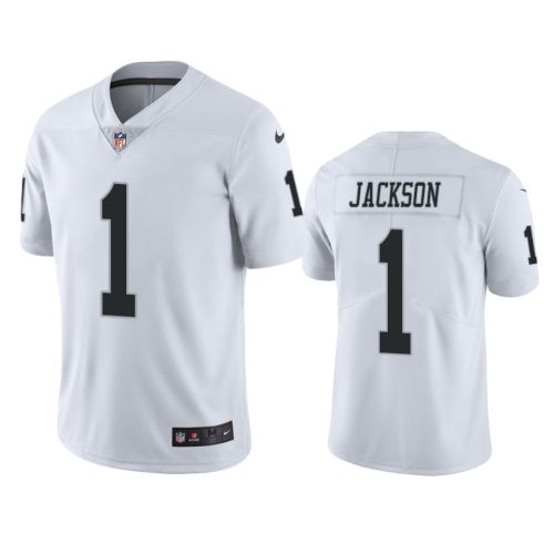 Las Vegas Raiders DeSean Jackson 1 White Vapor Limited Jersey