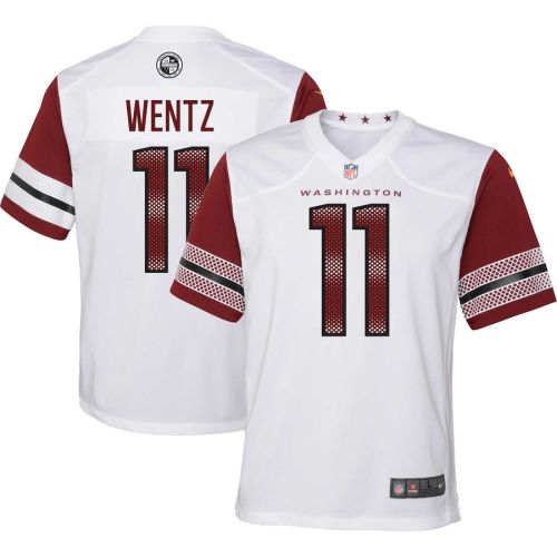 Carson Wentz 11 Washington Commanders Youth Game Jersey - White