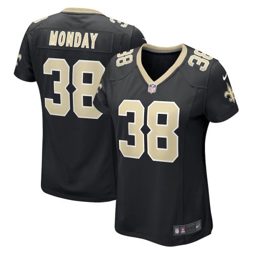 Smoke Monday 38 New Orleans Saints Women's Game Player Jersey - Black