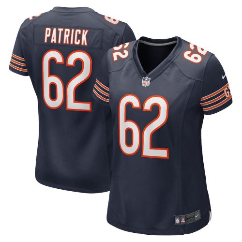 Lucas Patrick 62 New York Giants Women Game Jersey - Navy