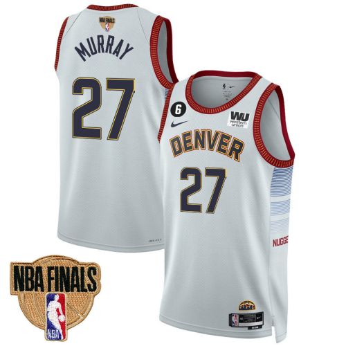 Jamal Murray 27 Denver Nuggets Final Champions 2023 Swingman YOUTH Jersey - White