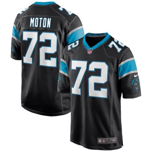 Taylor Moton 72 Carolina Panthers Men's Game Jersey - Black