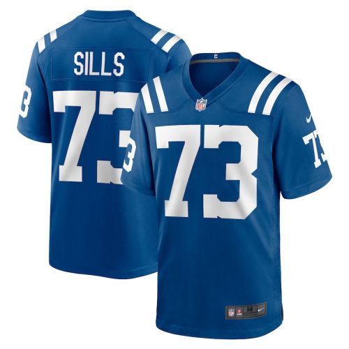 Josh Sills 73 Indianapolis Colts Men Team Game Jersey - Royal