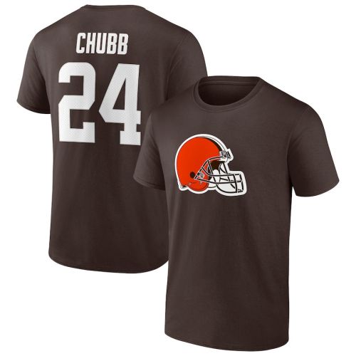 Nick Chubb 24 Cleveland Browns Unisex T-Shirt - Brown