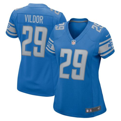 Kindle Vildor 29 Detroit Lions Game Women Jersey - Blue