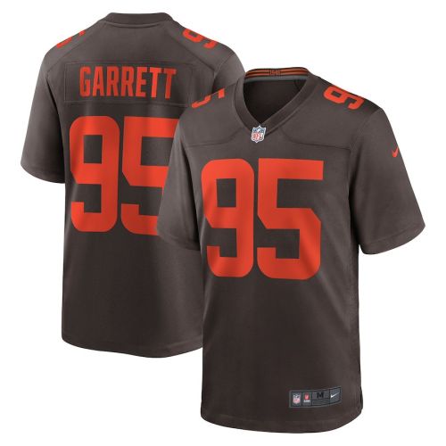 Myles Garrett 95 Cleveland Browns Alternate Game Men Jersey - Brown