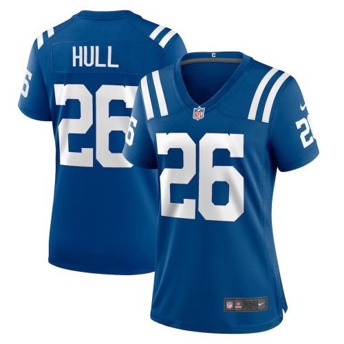 Evan Hull 26 Indianapolis Colts Women Team Game Jersey - Royal