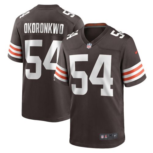 Ogbonnia Okoronkwo 54 Cleveland Browns Men's Team Game Jersey - Brown