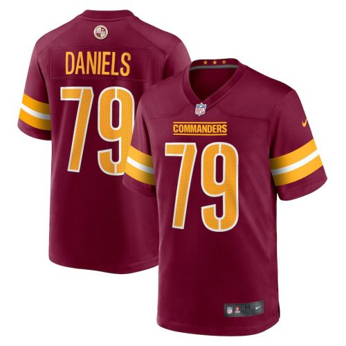 Braeden Daniels 79 Washington Commanders Men Game Jersey - Burgundy