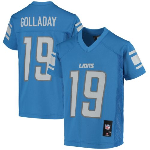 Golladay Blue 19 Detroit Lions YOUTH Game Jersey - Blue