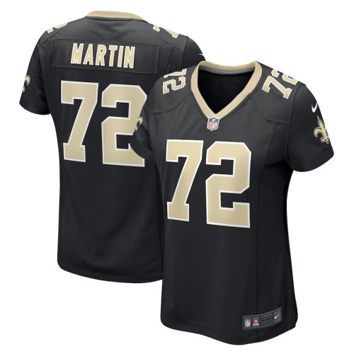 Nick Martin 72 New Orleans Saints Women Game Jersey - Black