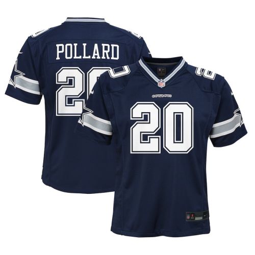 Tony Pollard 20 Dallas Cowboys YOUTH Game Jersey - Navy