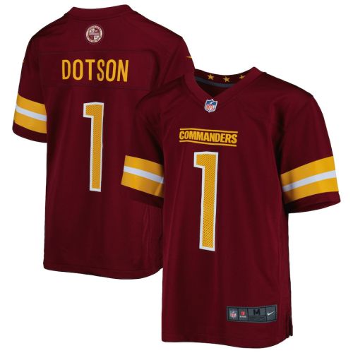 Jahan Dotson 1 Washington Commanders Game YOUTH Jersey - Burgundy