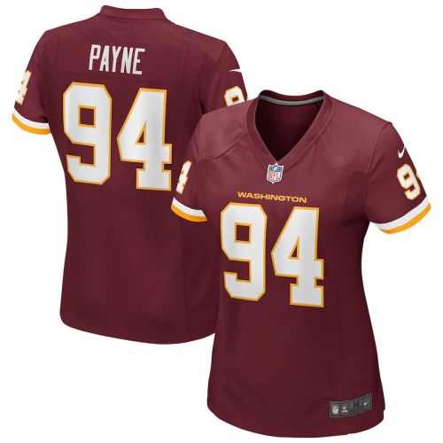 Daron Payne 94 Washington Commanders Football Team Women Game Jersey - Burgundy