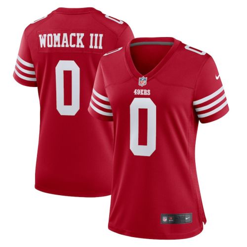 Samuel Womack III 0 San Francisco 49ers Women Game Jersey - Scarlet