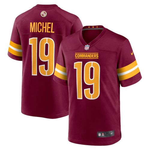 Marken Michel 19 Washington Commanders Men Game Jersey - Burgundy