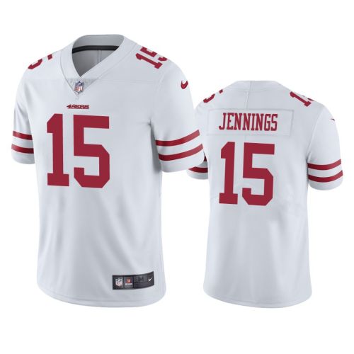 Jauan Jennings 15 San Francisco 49ers White Vapor Limited Jersey