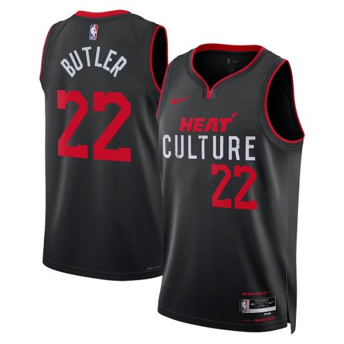 Jimmy Butler 22 Miami Heat 2023/24 City Edition Swingman Jersey - Black