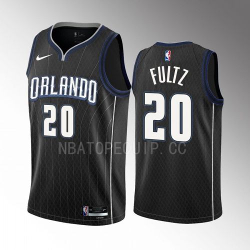 Markelle Fultz 20 2022-23 Orlando Magic Black City Edition Men Jersey Swingman