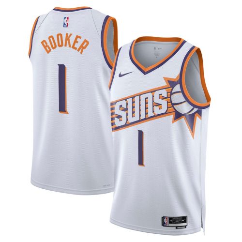 Devin Booker 1 Phoenix Suns 2023/24 Swingman Jersey - Association Edition - White