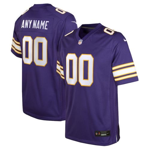 Minnesota Vikings Custom YOUTH Classic Game Jersey - Purple