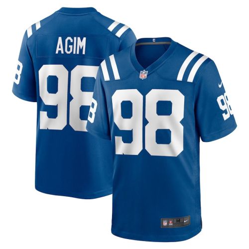 McTelvin Agim 98 Indianapolis Colts Men Team Game Jersey - Royal