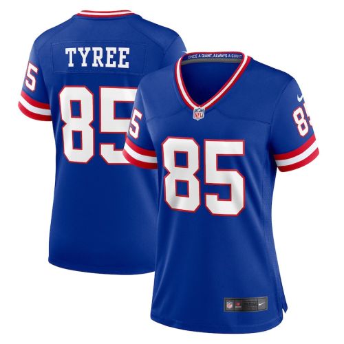 David Tyree New York Giants Women's Classic Retired Player Game Jersey - Royal