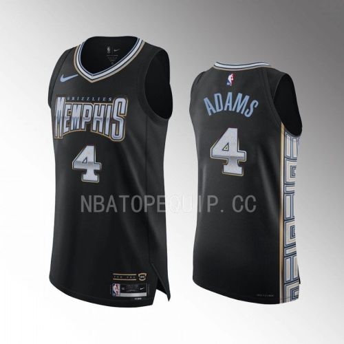 Steven Adams 4 Memphis Grizzlies 2022-23 City Edition Jersey Black