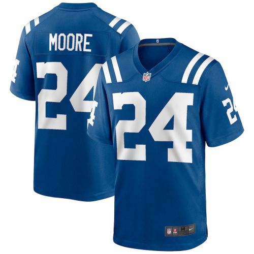 Lenny Moore 24 Indianapolis Colts Men Team Game Jersey - Royal