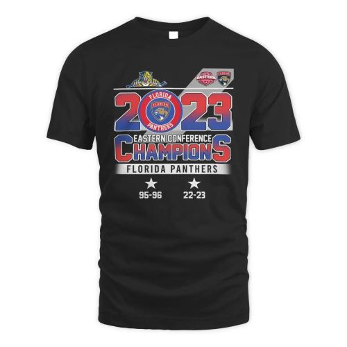 Florida Panthers 2023 Eastern Conference Champions T-Shirt - Black