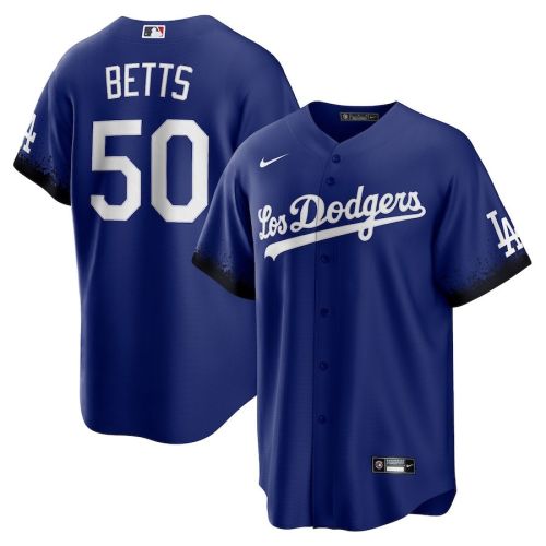 Mookie Betts 50 Los Angeles Dodgers City Connect Player Jersey - Royal